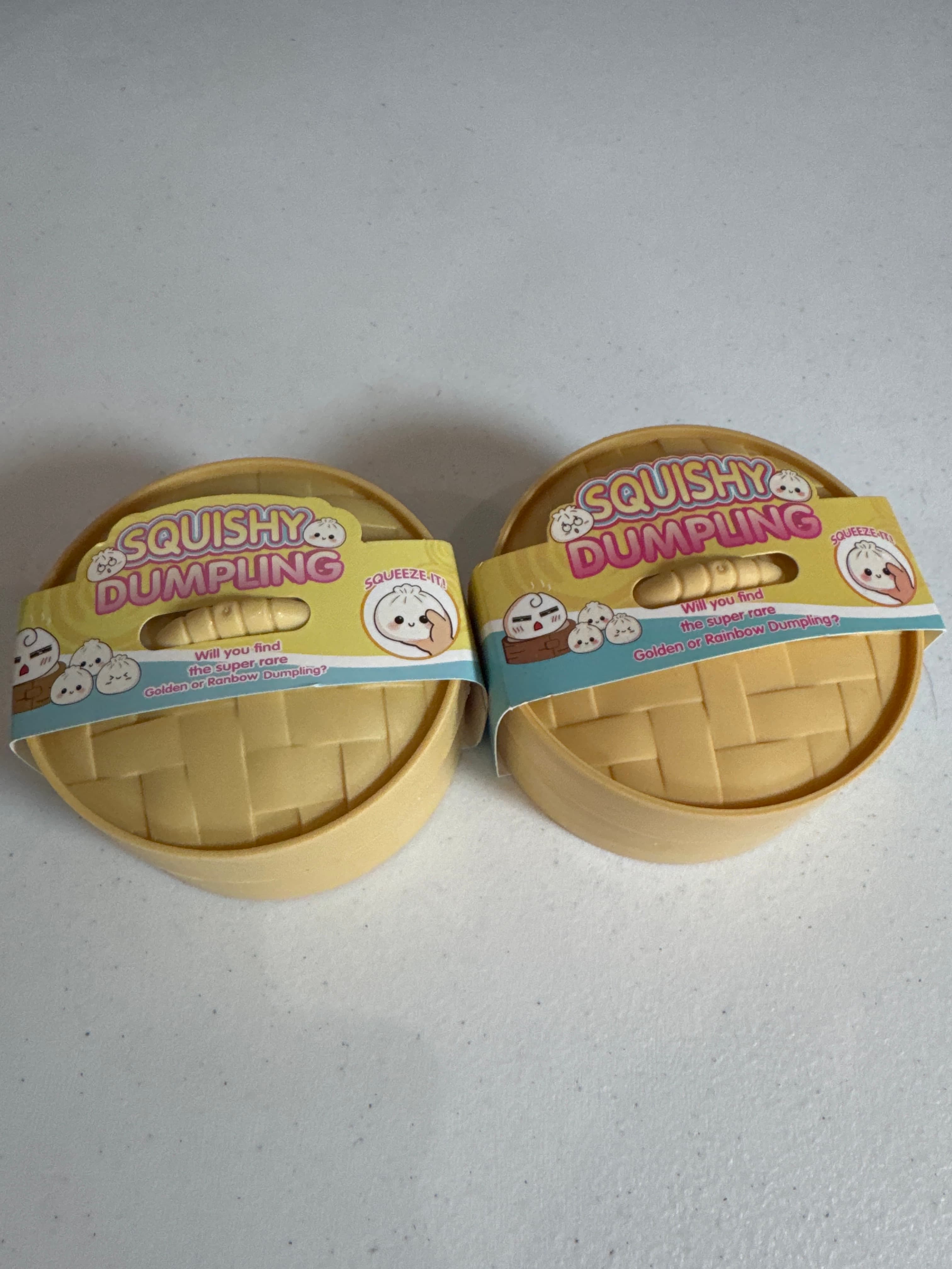 2 mystery squishy dumplings 