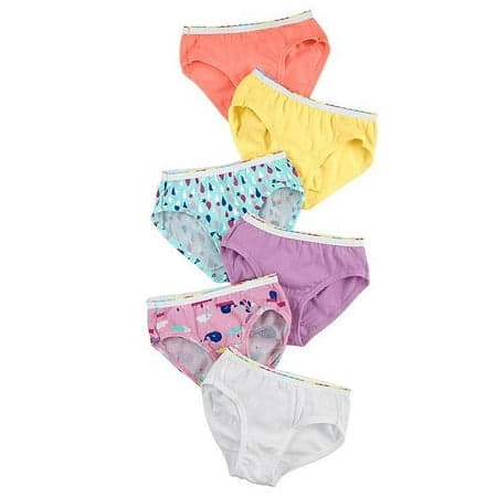 Hanes Toddler Girl Hipster Panty  6 Pack