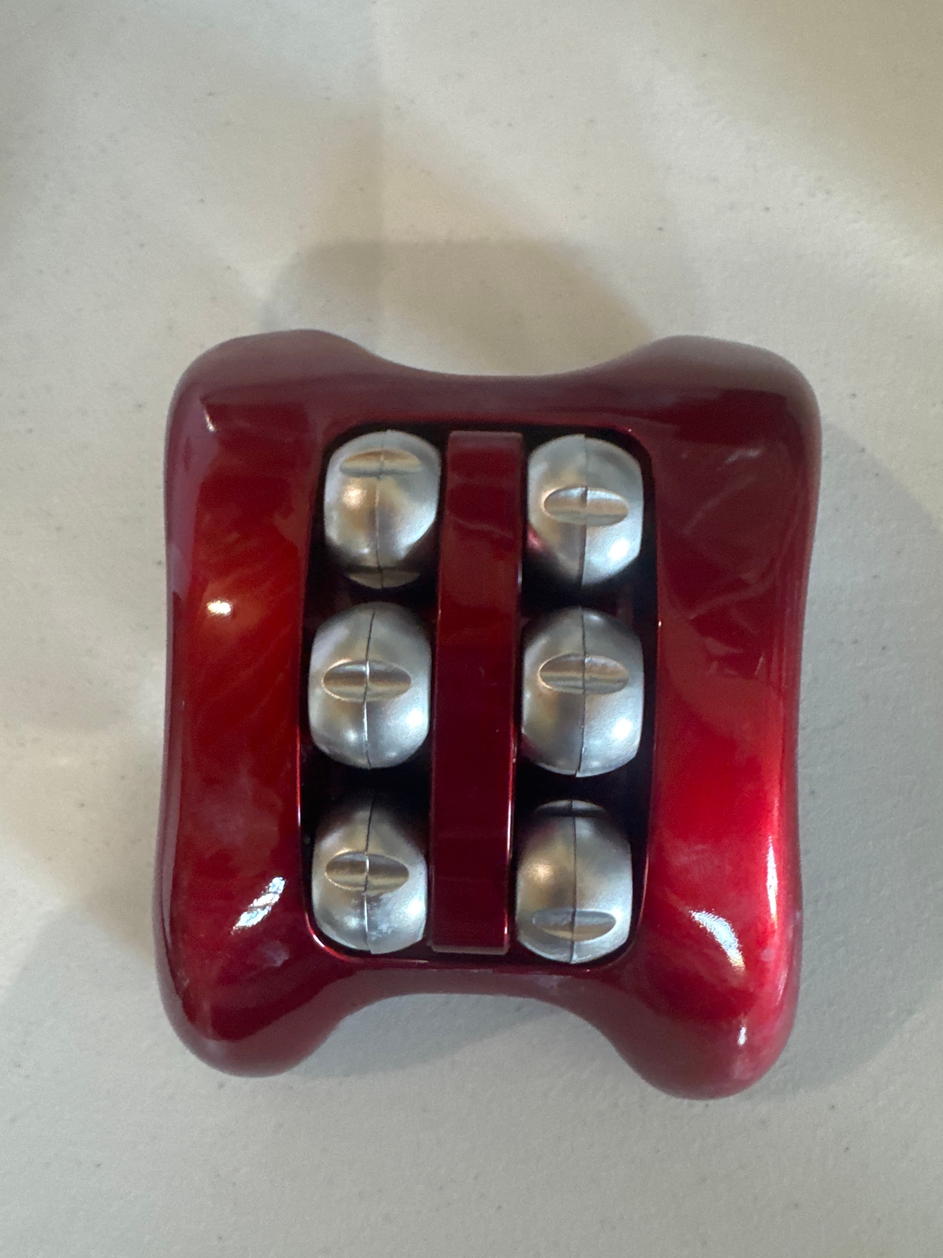 Vibrating Foot Massager Roller ( Red ) 