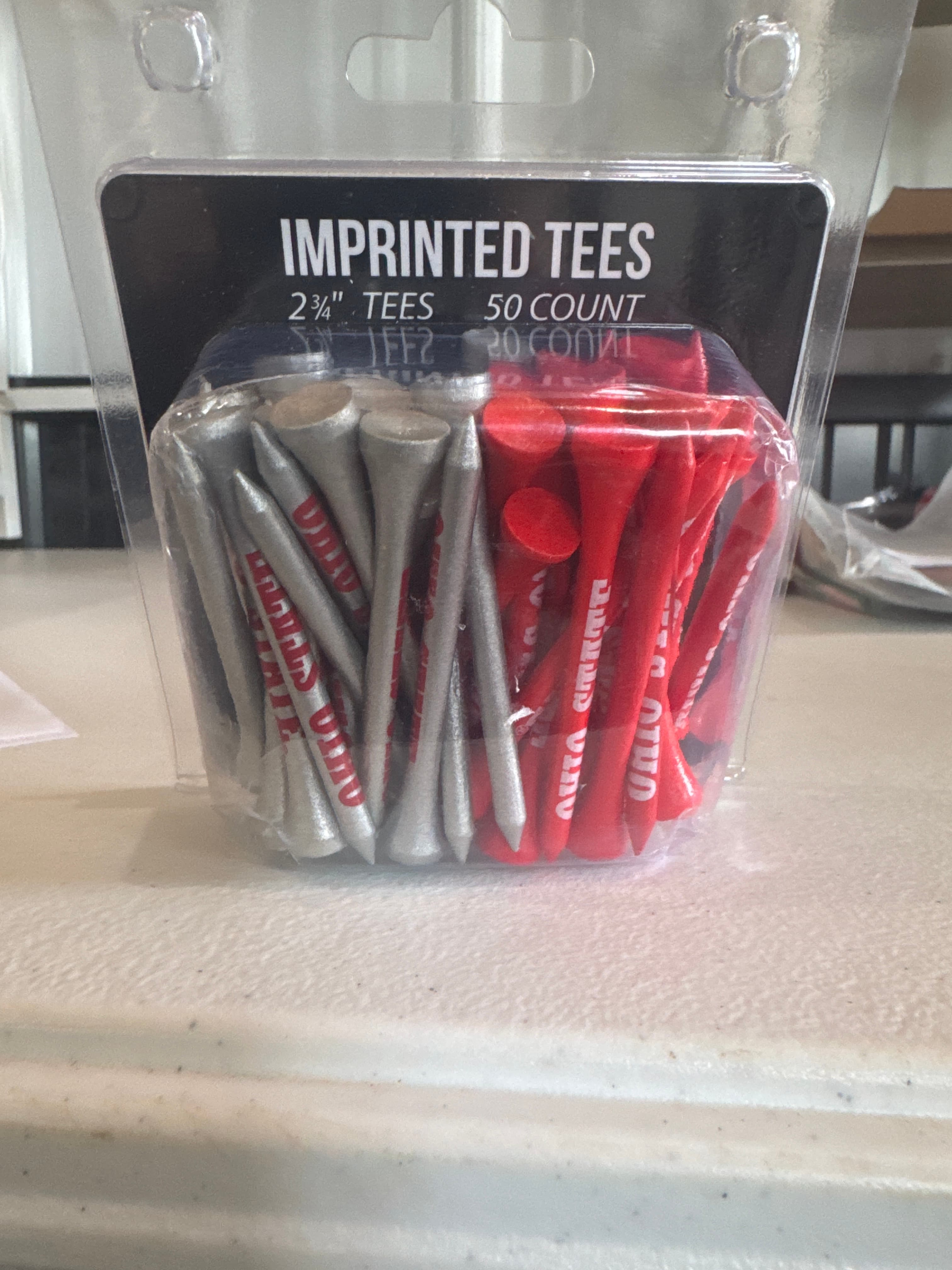Team Golf NCAA Ohio State Buckeyes Pack Of 50 Golf Tees