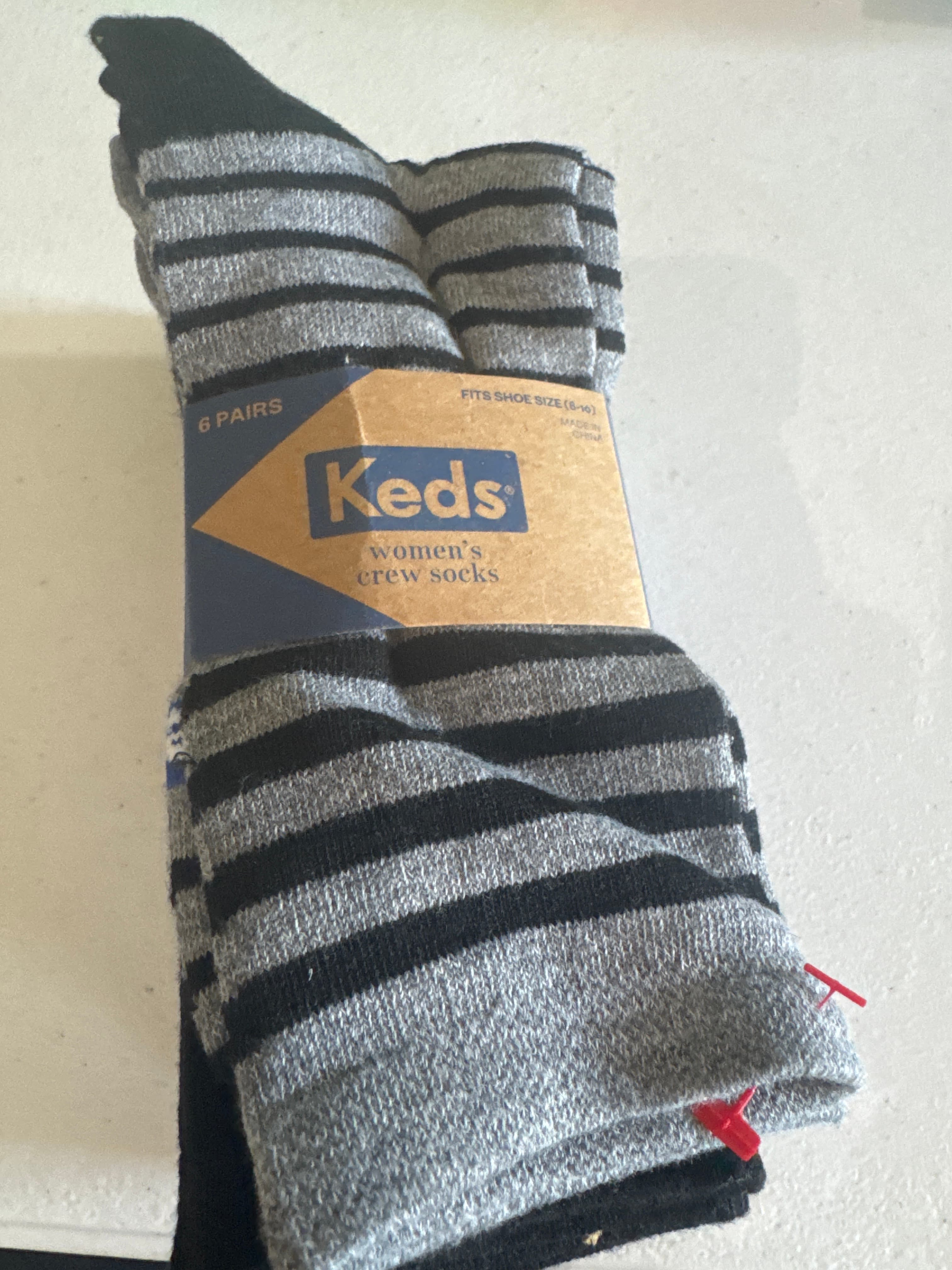 Keds women’s Crew socks six pairs