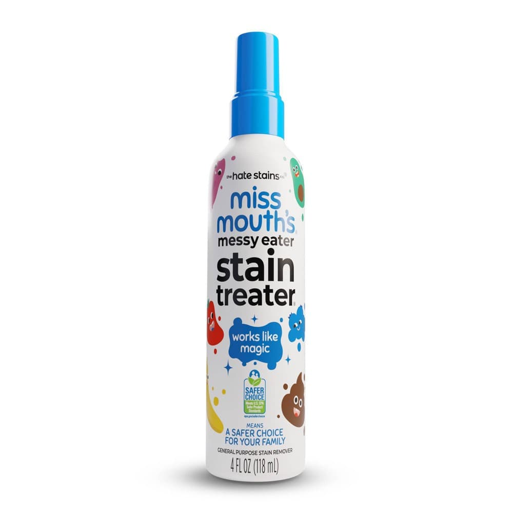 Miss Mouth's Messy Eater Stain Treater - 4oz Bottle: Spray Bottle, No Fragrance Added, Dye-Free, Paraben-Free