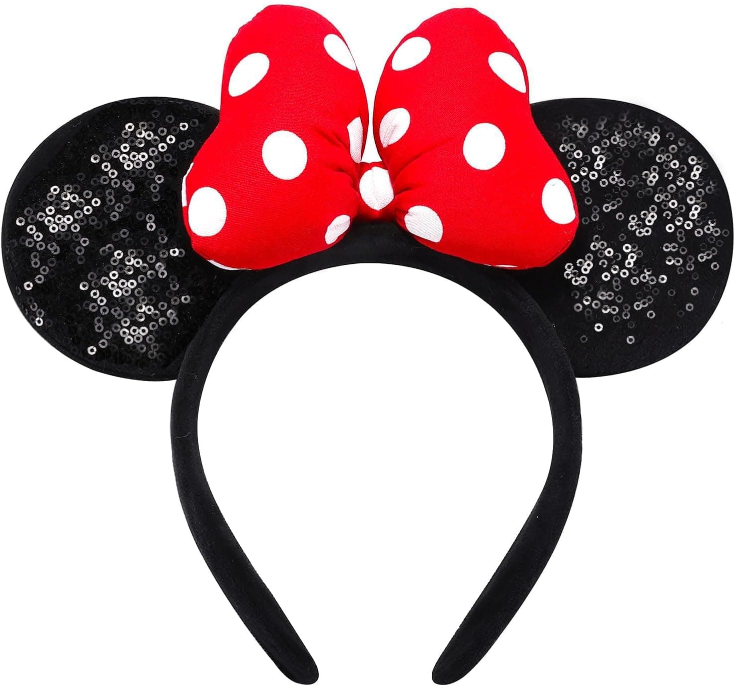 Minnie Mouse Ears Headband Polka Dot Bow Minnie Ears Costume Accessories