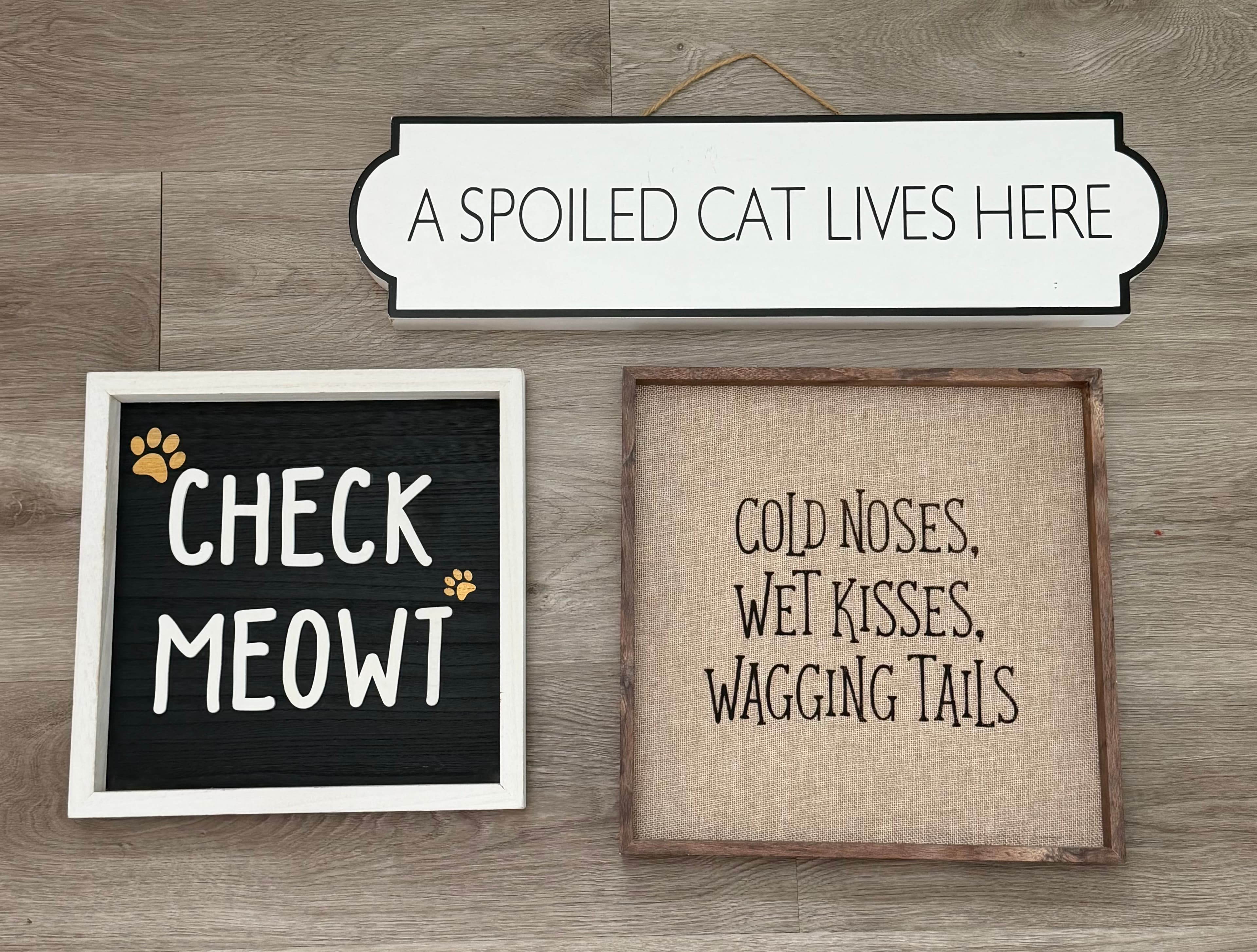 3 Piece Wall Pet Decor