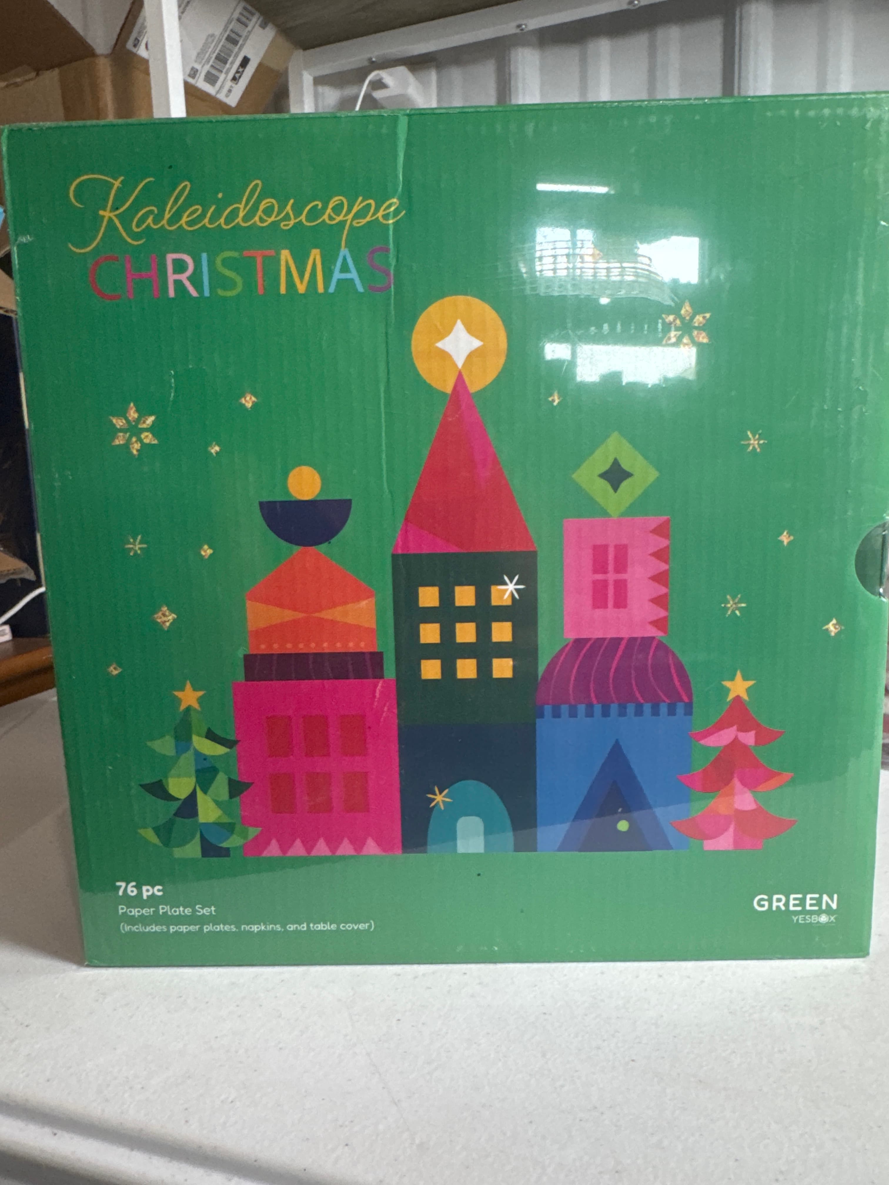 Christmas Paper plate 76 piece set 