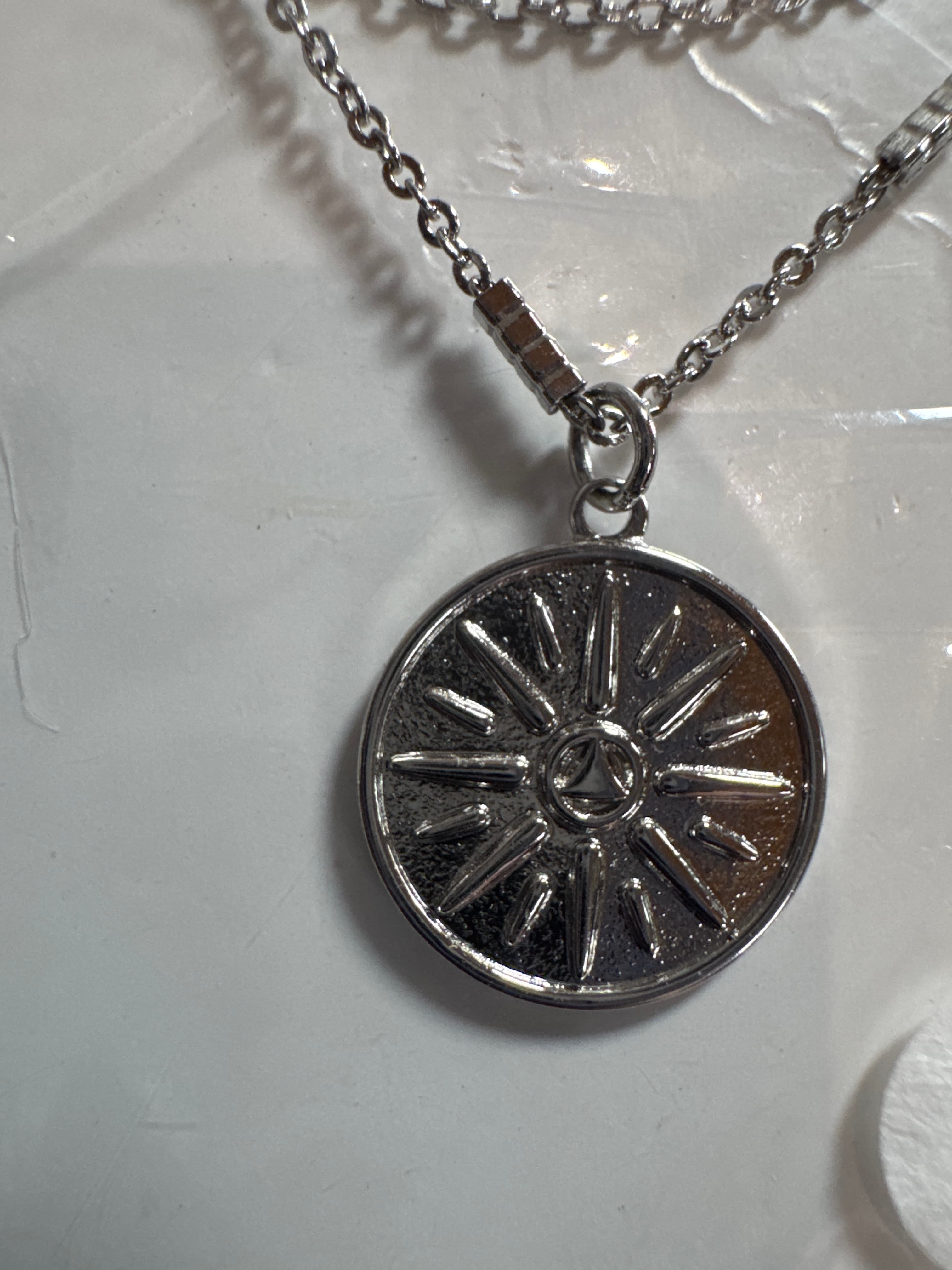 Pavoi silver necklace 
