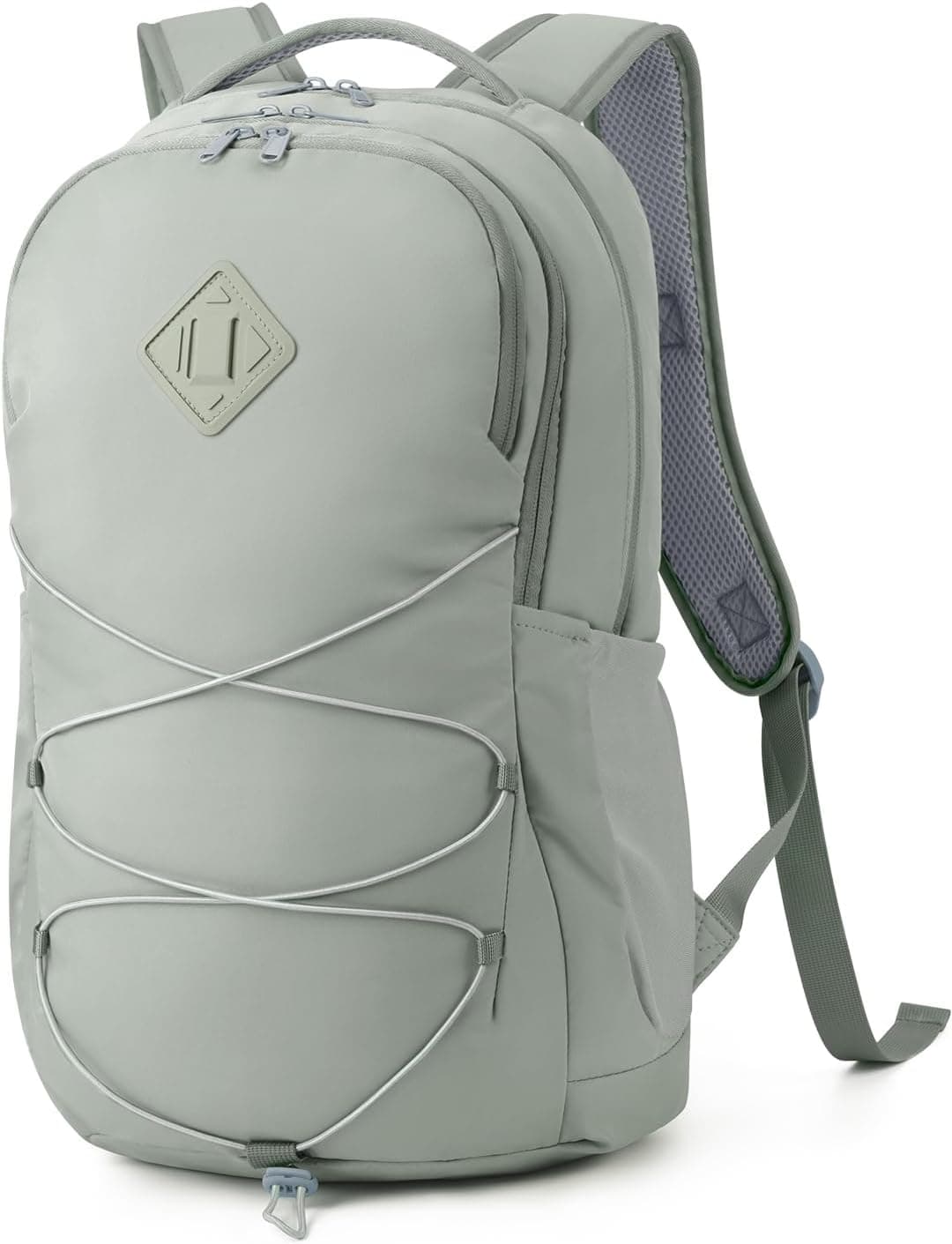 WANDF 15.6-Inch Laptop Backpack for Women, Travel Backpack Water-Resistant Lightweight College Backpack for Work Casual Business Weekender (light red)