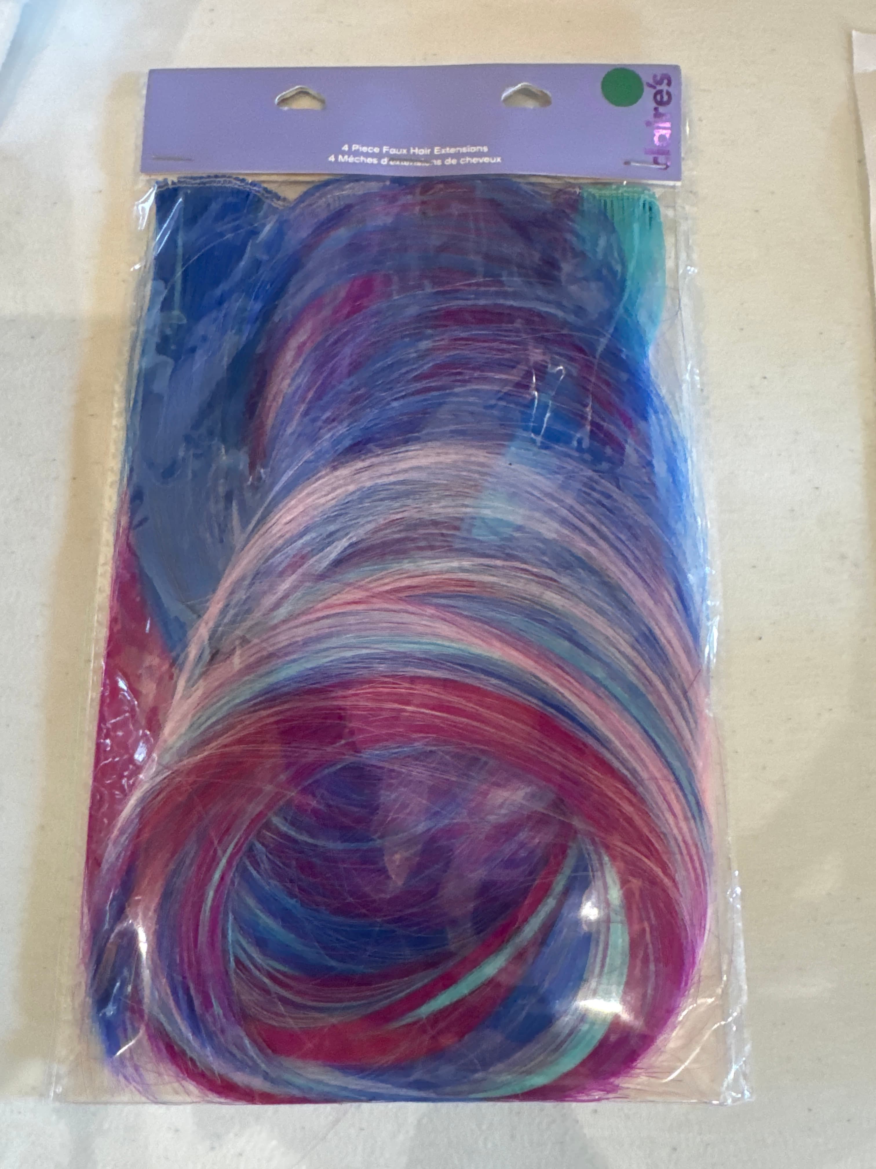 4 piece fake hair extensions