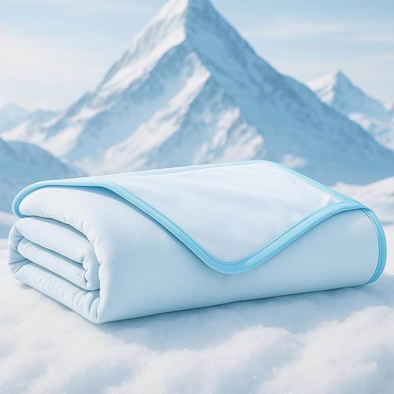 Premium Cooling Blanket for Dogs-Lightweight Fluffy Pet Throw & Bed Cover,Cooling Mat for Dogs,Cats&Puppies - Breathable,Durable Summer Blanket-Oversized 39"×55" Pet Pad, Machine Washable (Blue)