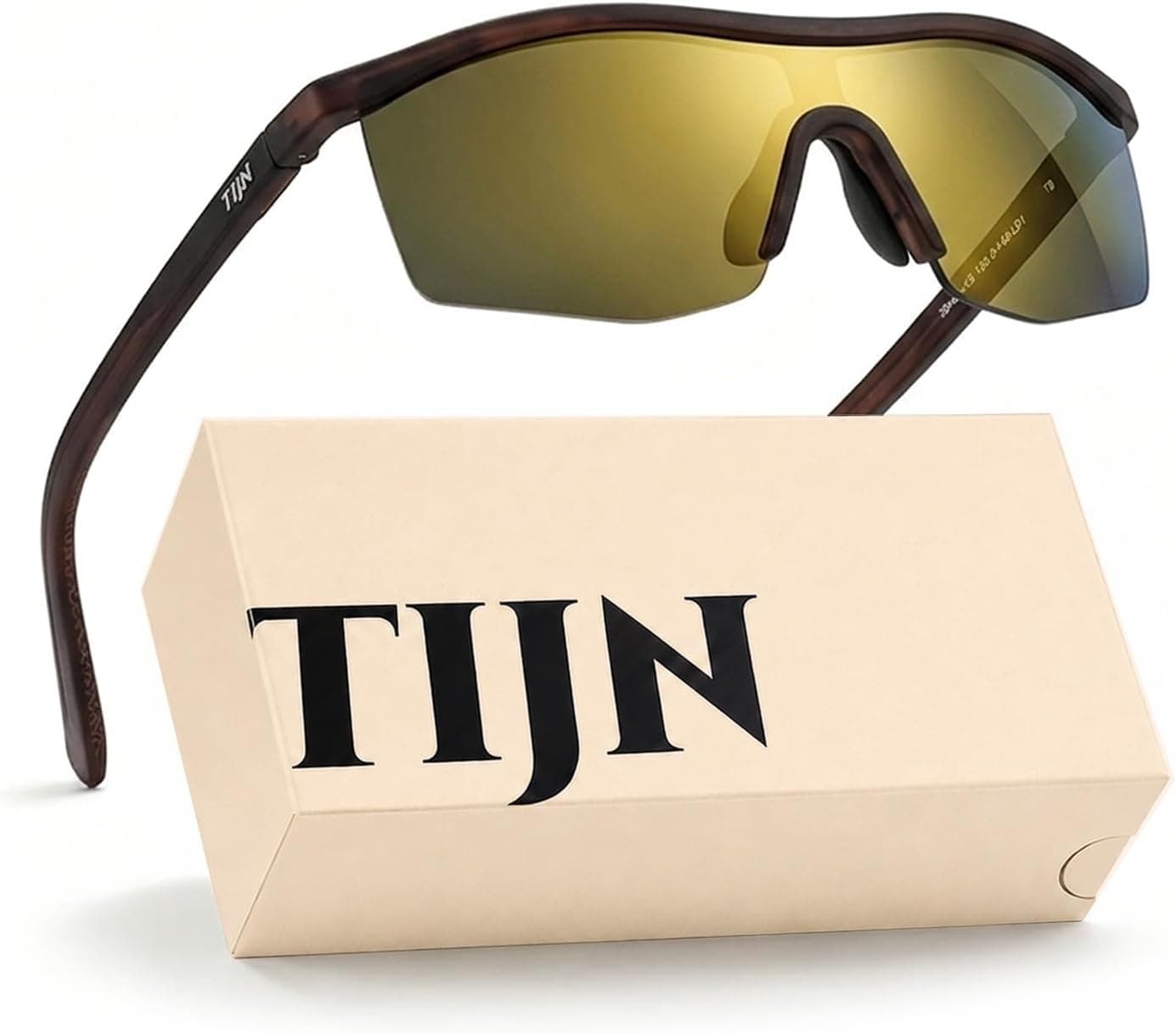 TIJN Sport Sunglasses for Women Men - UV400 - Running, Hiking, Tennis, Golf
