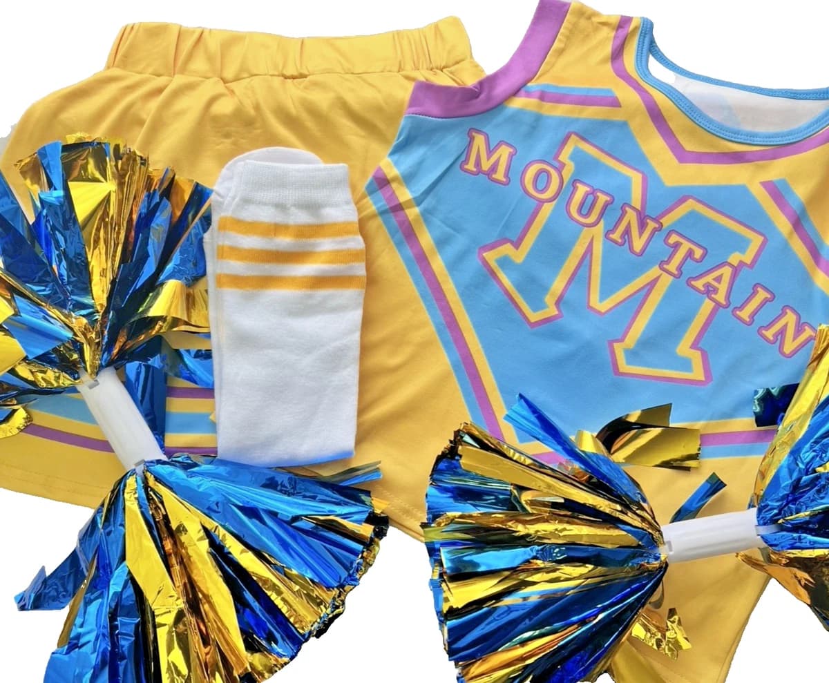 Cheerleader Costume With Accessories 