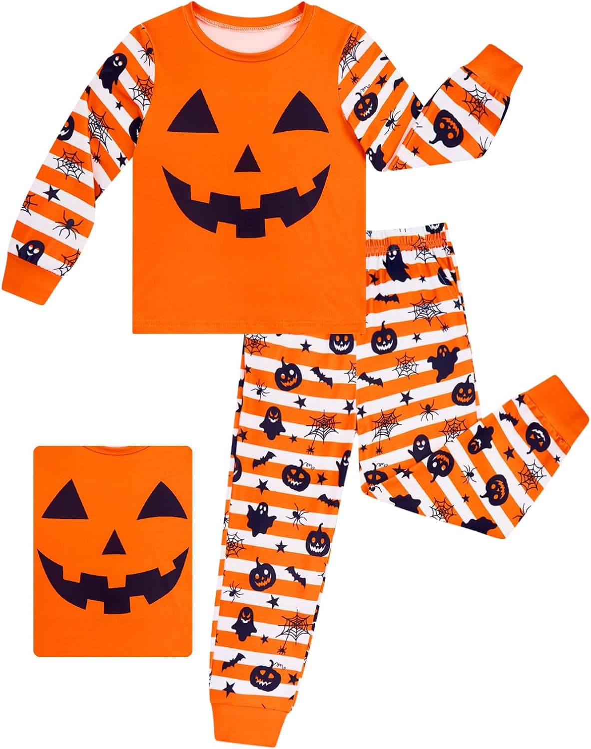 Funnycokid Toddler Boy Pajamas Kids Pjs Long Sleeve Sleepwear
