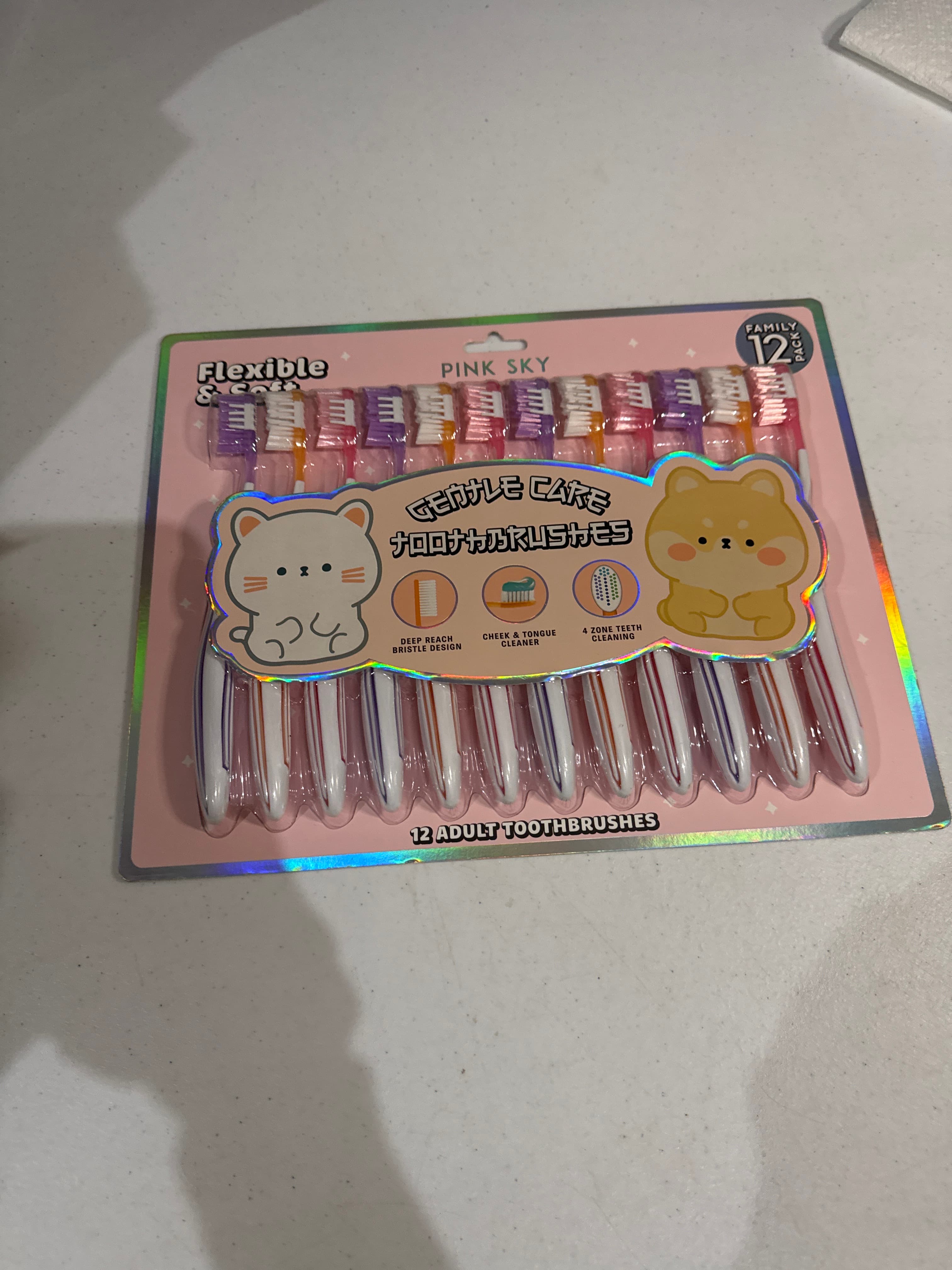 Family 12 pack toothbrushes