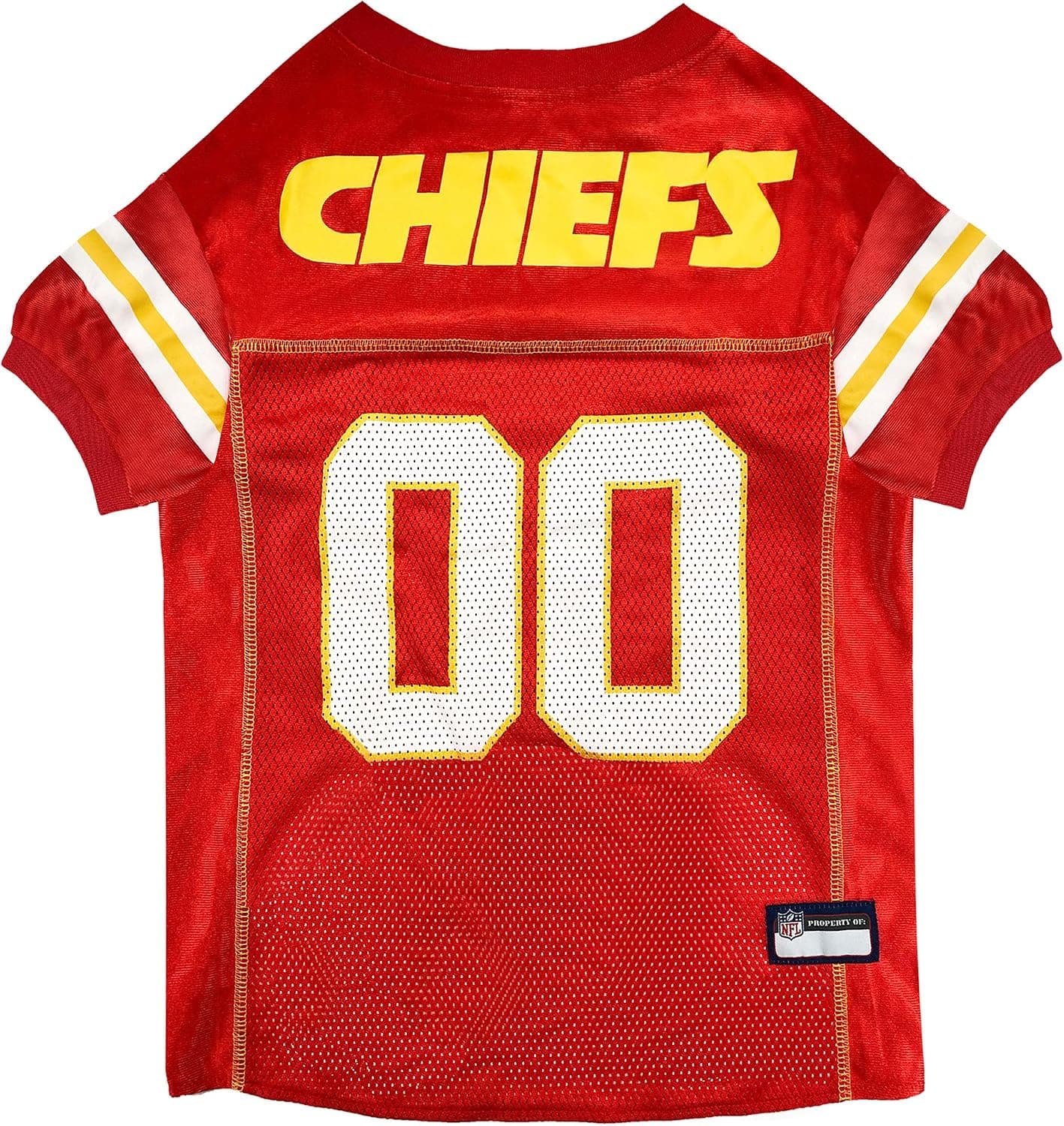 Pets First NFL AFC West Mesh Jersey for Dogs, XLarge, Kansas City Chiefs