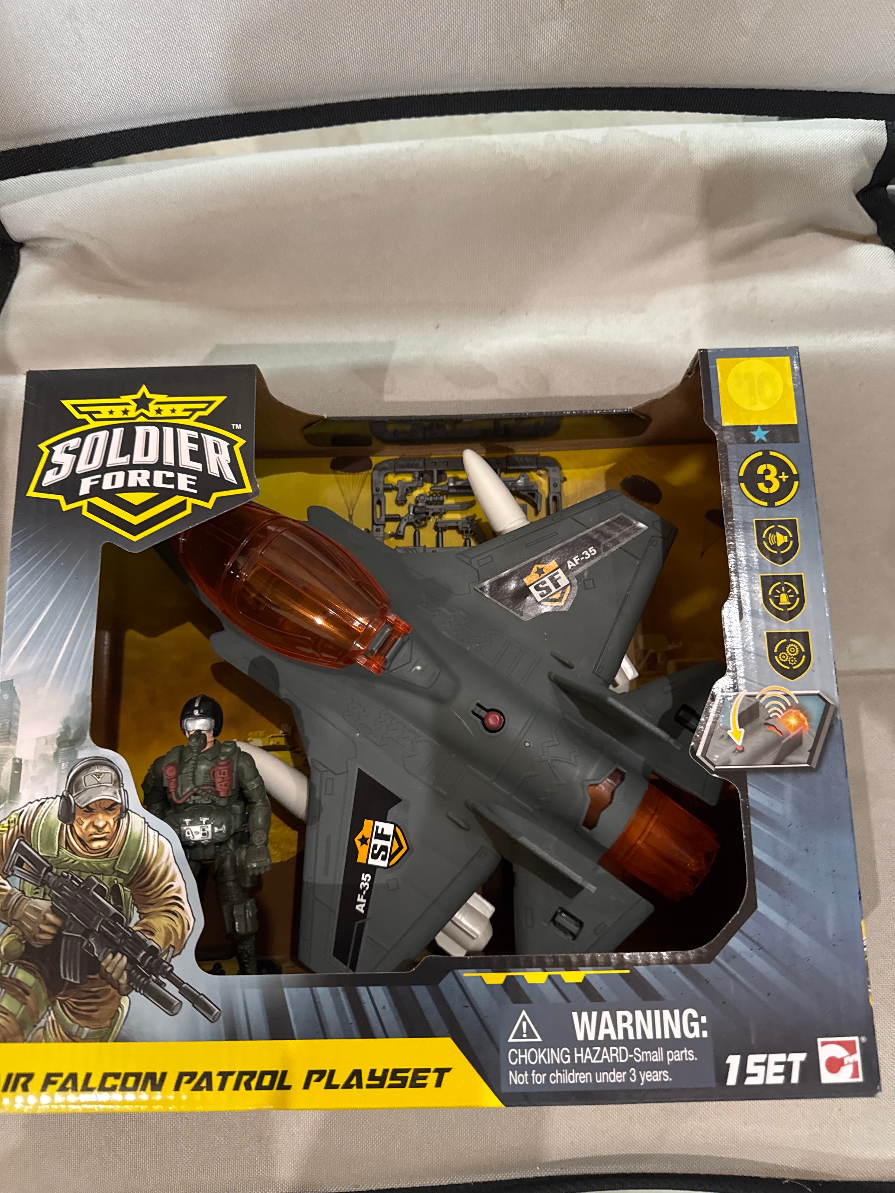 Air falcon patrol playset