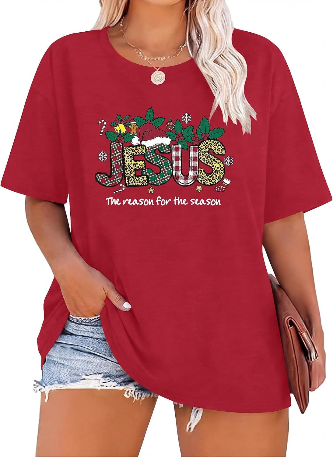 Christmas Shirts for Women Xmas Tree and Merry Christmas