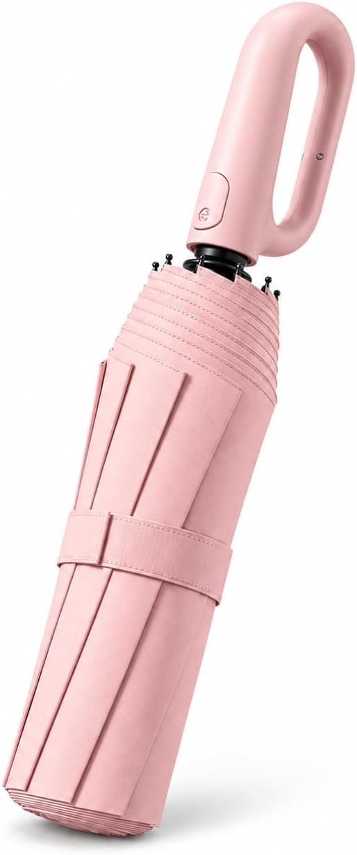 Automatic folding umbrella, sun protection, portable for travel
